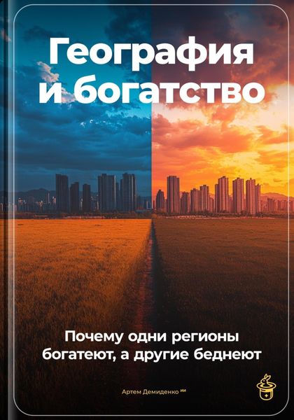 Обложка книги  «География и богатство: Почему одни регионы богатеют, а другие беднеют»