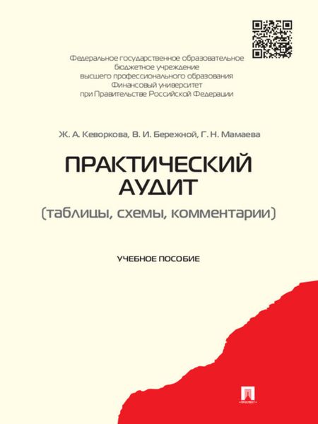 Обложка книги  «Практический аудит (таблицы, схемы, комментарии). Учебное пособие»