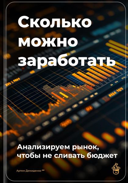 Обложка книги  «Сколько можно заработать: Анализируем рынок, чтобы не сливать бюджет»