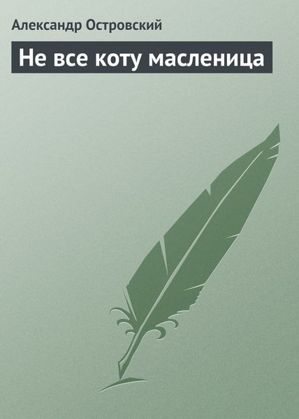 Обложка книги  «Не все коту масленица»