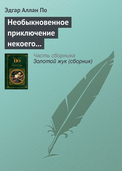 Обложка книги  «Необыкновенное приключение некоего Ганса Пфааля»