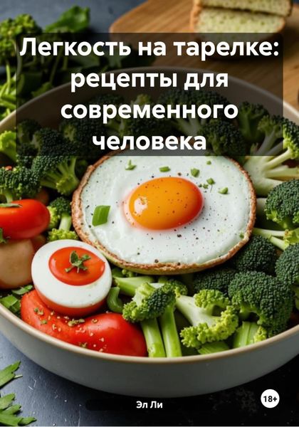 Обложка книги  «Легкость на тарелке: рецепты для современного человека»