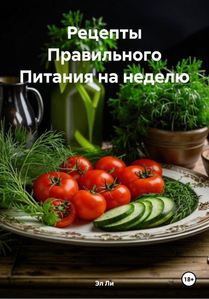 Обложка книги  «Рецепты Правильного Питания на неделю»
