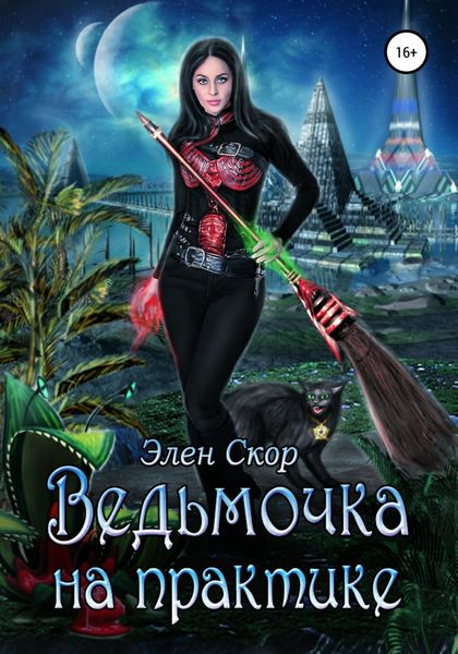 Обложка книги  «Ведьмочка на практике»
