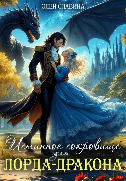 Обложка книги  «Истинное сокровище для лорда-дракона»