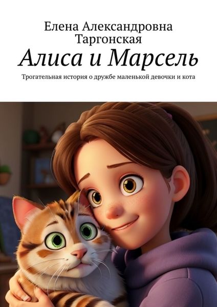 Обложка книги «Алиса и Марсель. Трогательная история о дружбе маленькой девочки и кота»