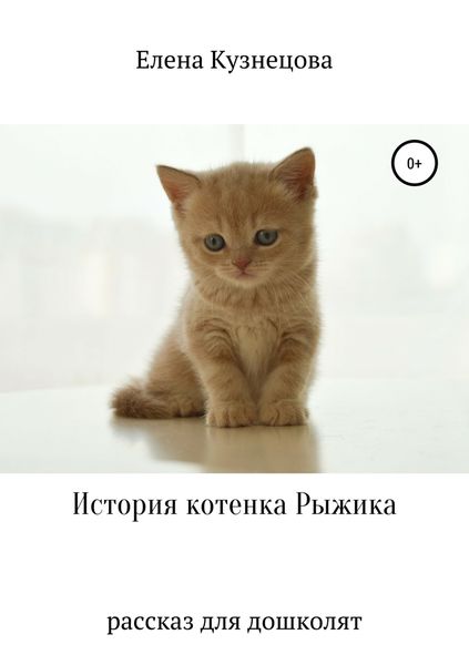 Обложка книги  «История котенка Рыжика»