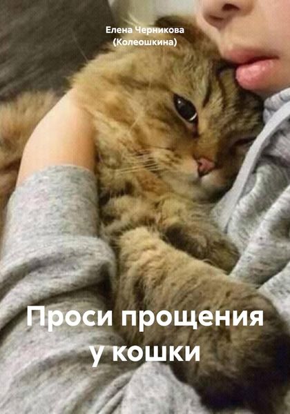 Обложка книги  «Проси прощения у кошки»