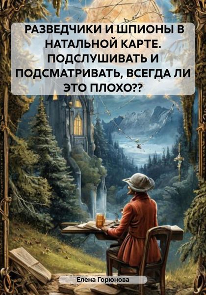 Обложка книги «РАЗВЕДЧИКИ И ШПИОНЫ В НАТАЛЬНОЙ КАРТЕ. ПОДСЛУШИВАТЬ И ПОДСМАТРИВАТЬ, ВСЕГДА ЛИ ЭТО ПЛОХО??»
