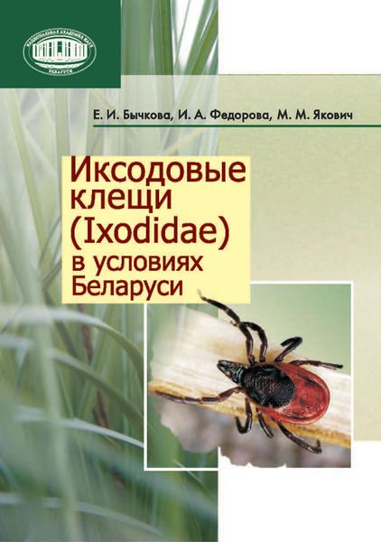 Обложка книги «Иксодовые клещи (Ixodidae) в условиях Беларуси»