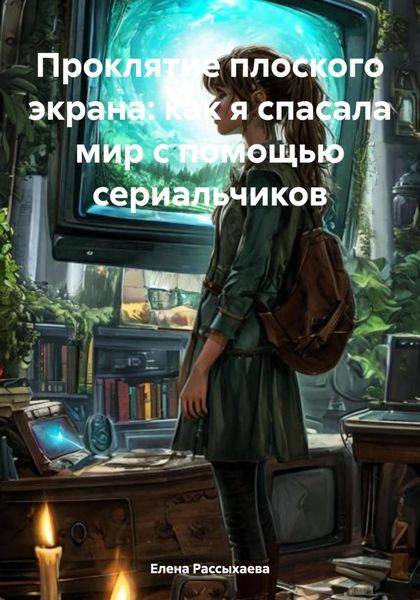 Обложка книги  «Проклятие плоского экрана: как я спасала мир с помощью сериальчиков»