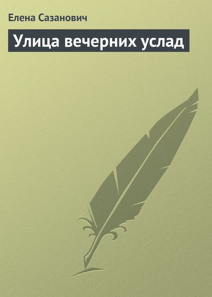 Обложка книги  «Улица вечерних услад»
