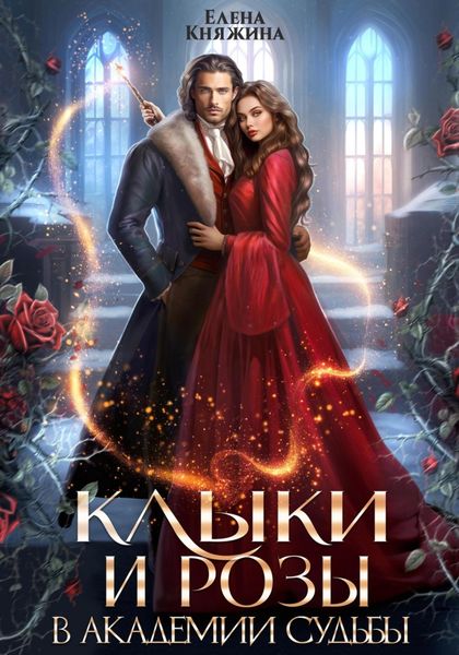 Обложка книги «Клыки и розы в Академии Судьбы»