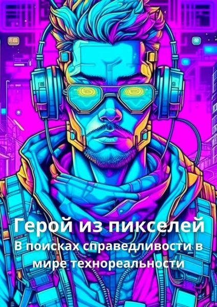 Обложка книги  «Герой из пикселей. В поисках справедливости в мире технореальности»