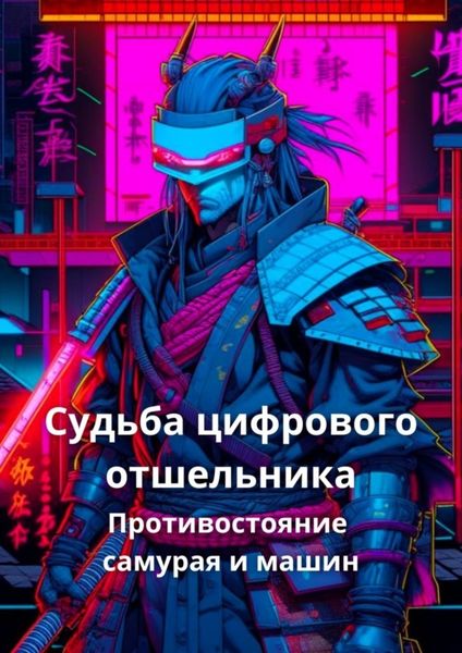 Обложка книги  «Судьба цифрового отшельника. Противостояние самурая и машин»