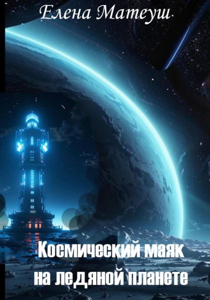 Обложка книги  «Космический маяк на ледяной планете»