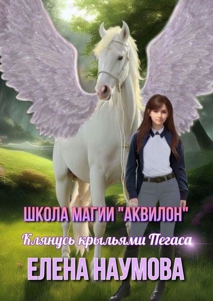 Обложка книги  «Школа магии «Аквилон». Клянусь крыльями пегаса»