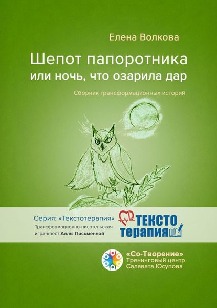Обложка книги  «Шепот папоротника, или Ночь, что озарила дар. Сборник трансформационных историй»