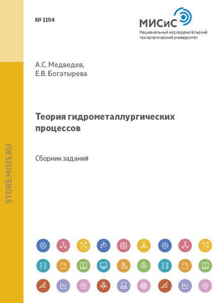 Обложка книги «Теория гидрометаллургических процессов»