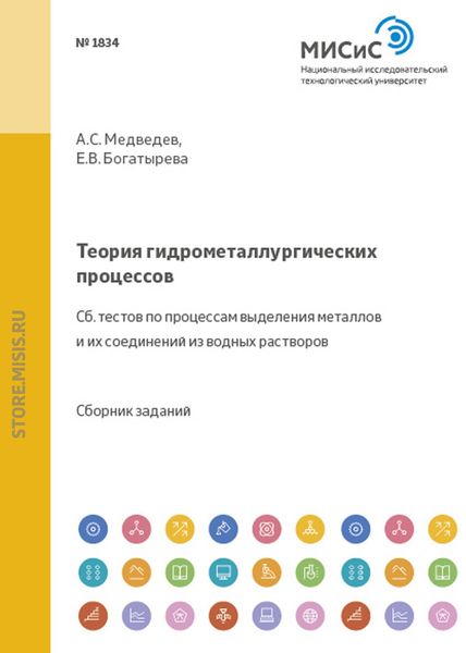 Обложка книги «Теория гидрометаллургических процессов»