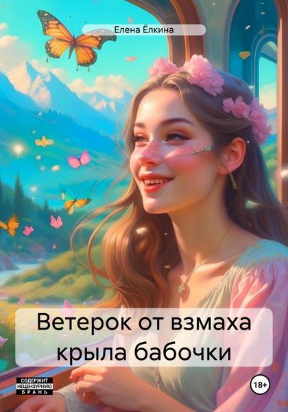 Обложка книги  «Ветерок от взмаха крыла бабочки»