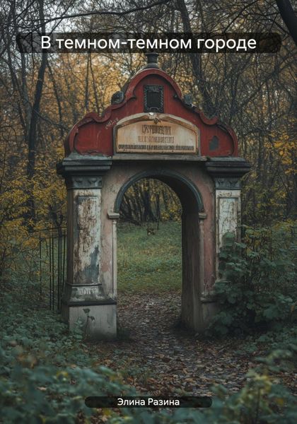 Обложка книги «В темном-темном городе»
