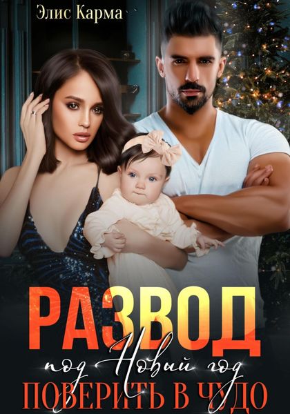 Обложка книги  «Развод под Новый год. Поверить в чудо»