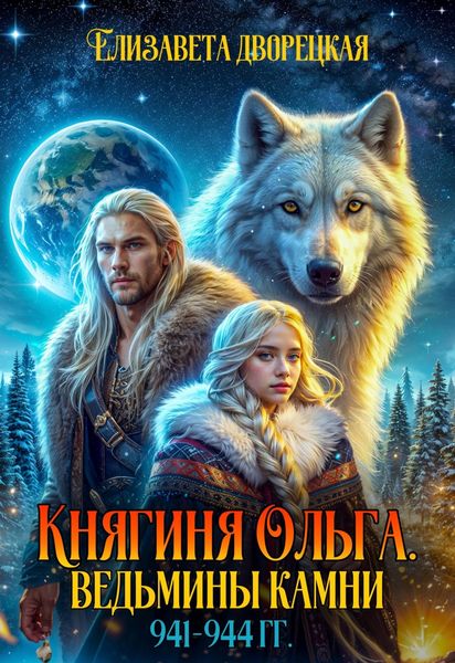Обложка книги  «Княгиня Ольга. Ведьмины камни»