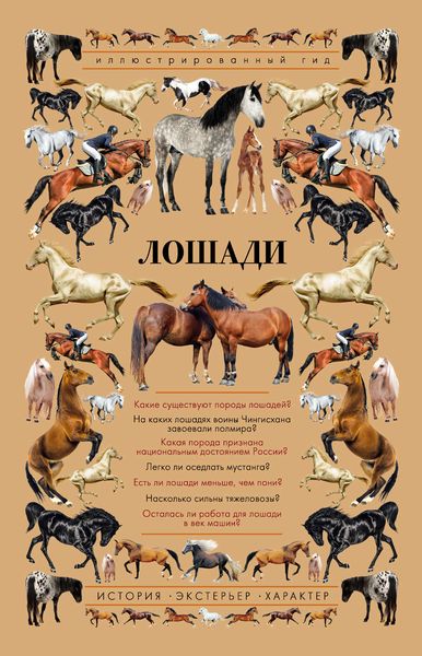 Обложка книги  «Лошади. Иллюстрированный гид»