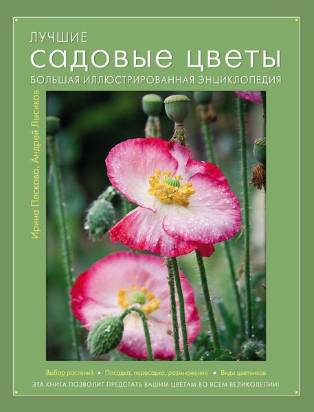 Обложка книги  «Лучшие садовые цветы. Большая иллюстрированная энциклопедия»