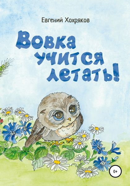 Обложка книги  «Вовка учится летать!»