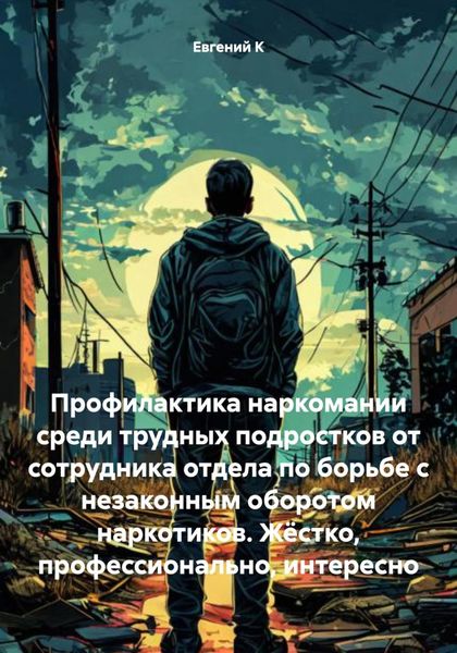 Обложка книги «Профилактика наркомании среди трудных подростков от сотрудника отдела по борьбе с незаконным оборотом наркотиков. Жёстко, профессионально, интересно»