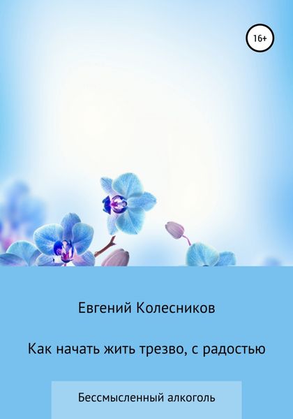 Обложка книги  «Как начать жить трезво, с радостью»
