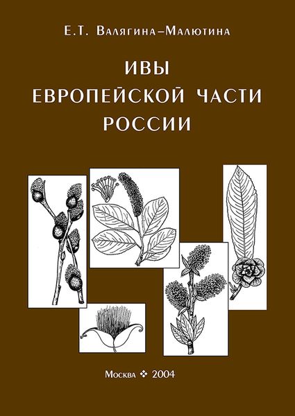 Обложка книги  «Ивы европейской части России. Иллюстрированное пособие для работников лесного хозяйства»
