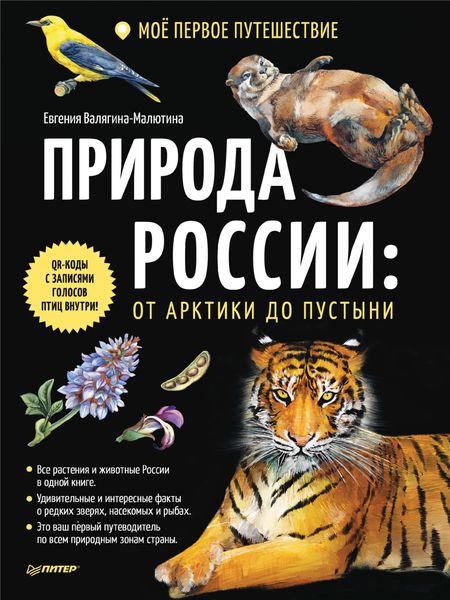 Обложка книги  «Природа России: от Арктики до пустыни. Моё первое путешествие»