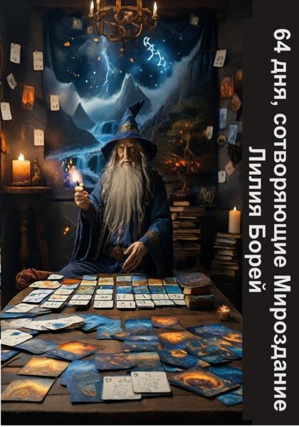 Обложка книги «64 дня, сотворяющие мироздание»