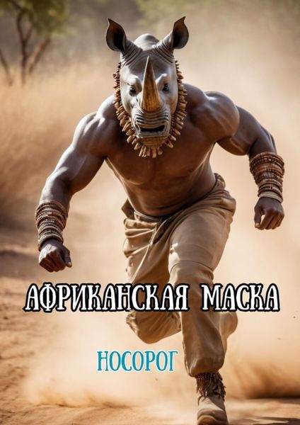 Обложка книги  «Африканская маска. Носорог»
