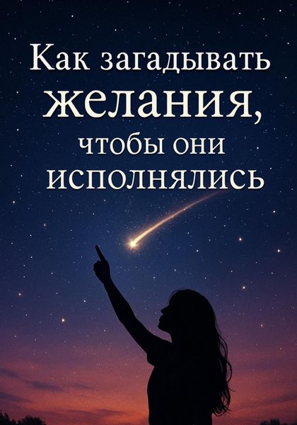 Обложка книги  «Как загадывать желания, чтобы они исполнялись»