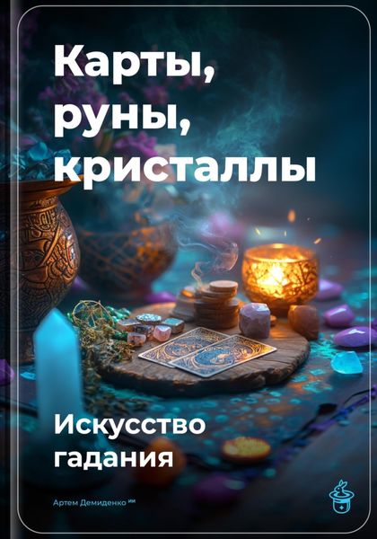 Обложка книги  «Карты, руны, кристаллы: Искусство гадания»