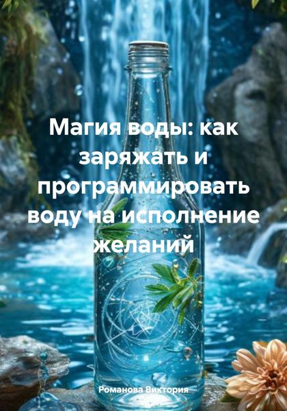 Обложка книги  «Магия воды: как заряжать и программировать воду на исполнение желаний»