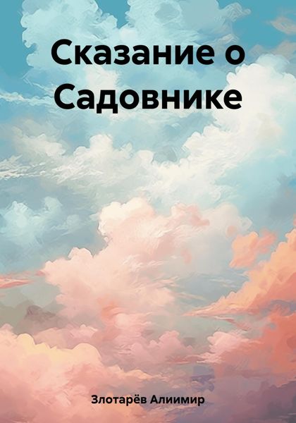 Обложка книги  «Сказание о Садовнике»