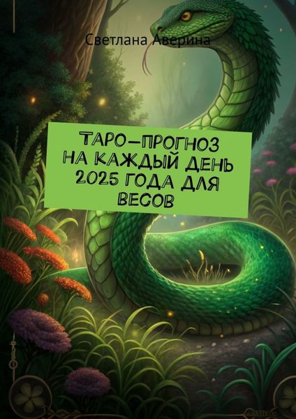 Обложка книги  «Таро-прогноз на каждый день 2025 года для весов»