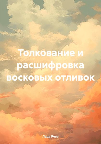 Обложка книги  «Толкование и расшифровка восковых отливок»
