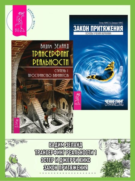 Обложка книги  «Трансерфинг реальности. Ступень I: Пространство вариантов. Закон Притяжения»