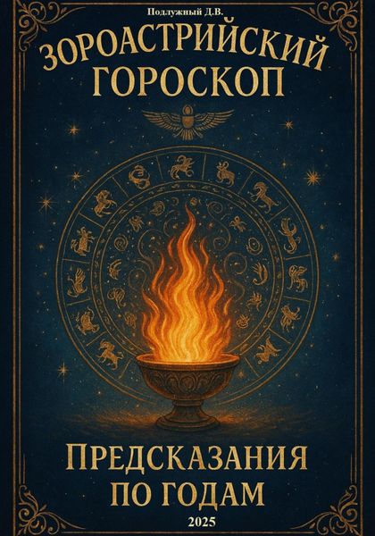 Обложка книги  «Зороастрийский гороскоп. Предсказания по годам»