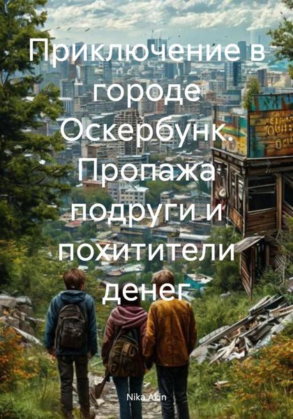 Обложка книги  «Приключение в городе Оскербунк. Пропажа подруги и похитители денег»