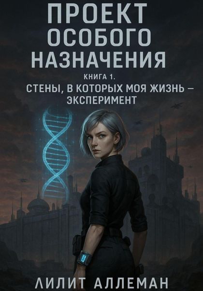 Обложка книги  «Проект особого назначения. Книга 1 «Стены, в которых моя жизнь – эксперимент»»