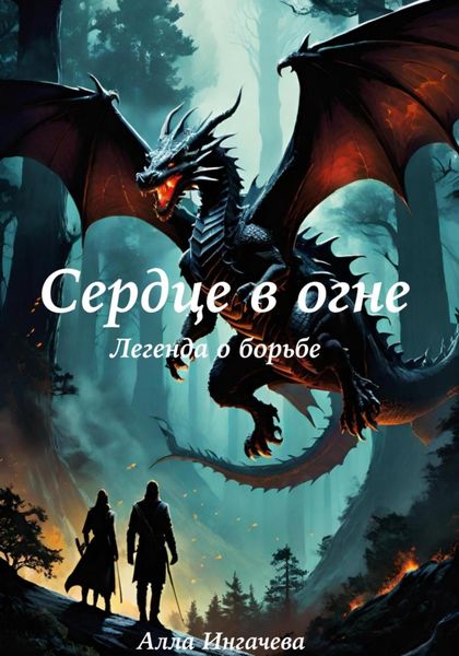 Обложка книги  «Сердце в огне. Легенда о борьбе»