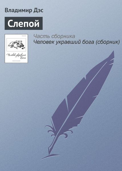 Обложка книги  «Слепой»