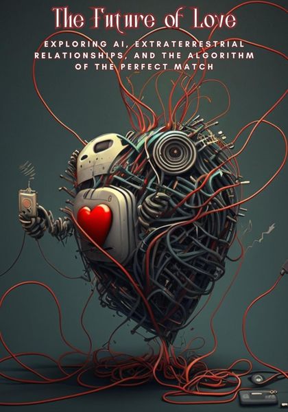 Обложка книги  «The Future of Love: Exploring AI, Extraterrestrial Relationships, and the Algorithm of the Perfect Match»